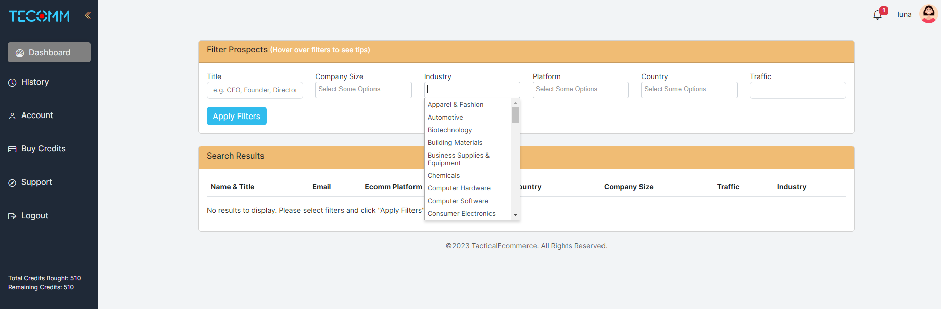eCommerce lead generation