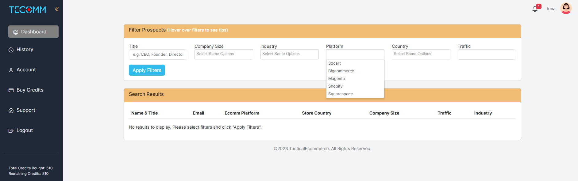 eCommerce lead generation